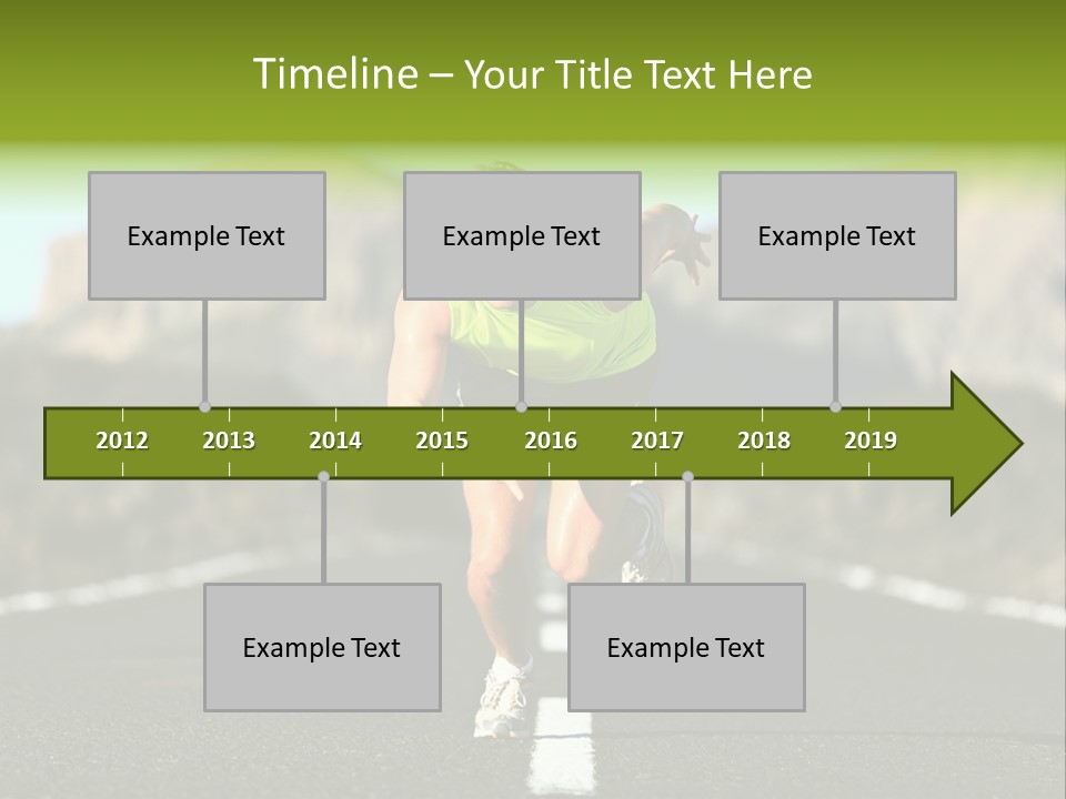 Runner Fit Healthy PowerPoint Template
