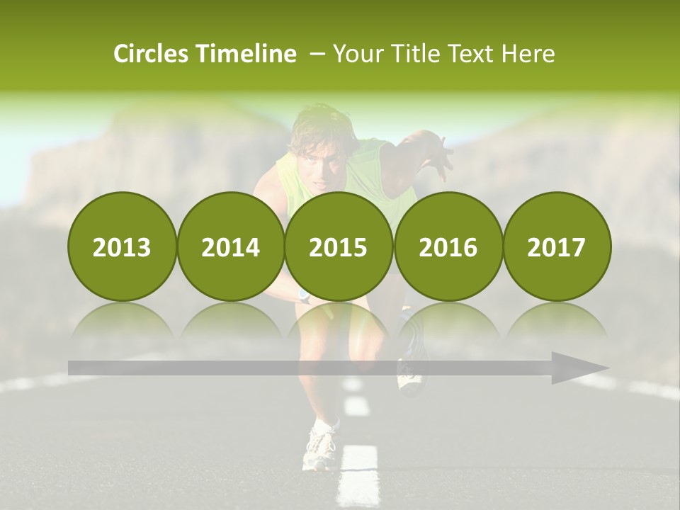 Runner Fit Healthy PowerPoint Template