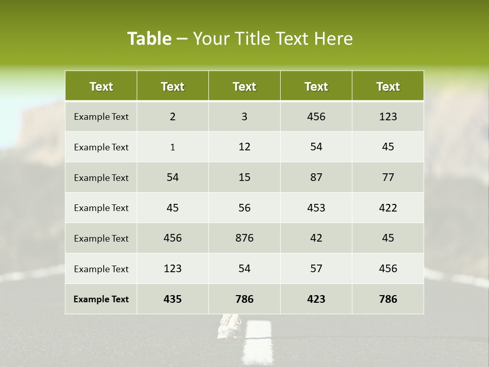 Runner Fit Healthy PowerPoint Template
