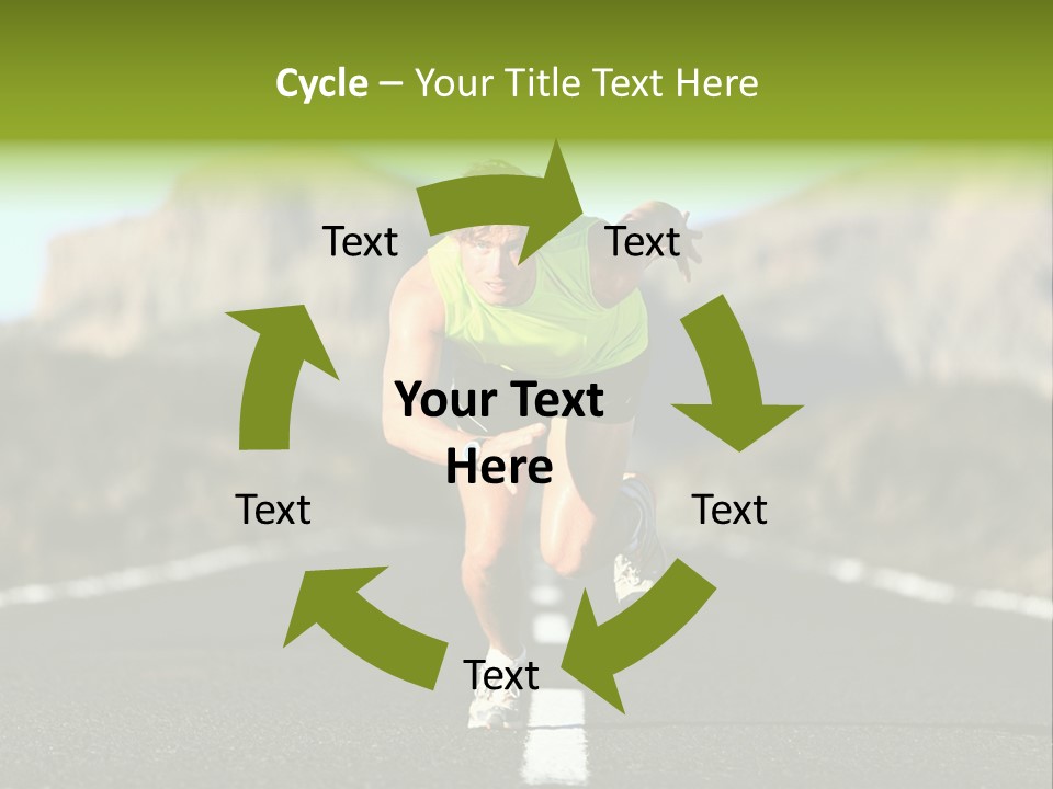 Runner Fit Healthy PowerPoint Template