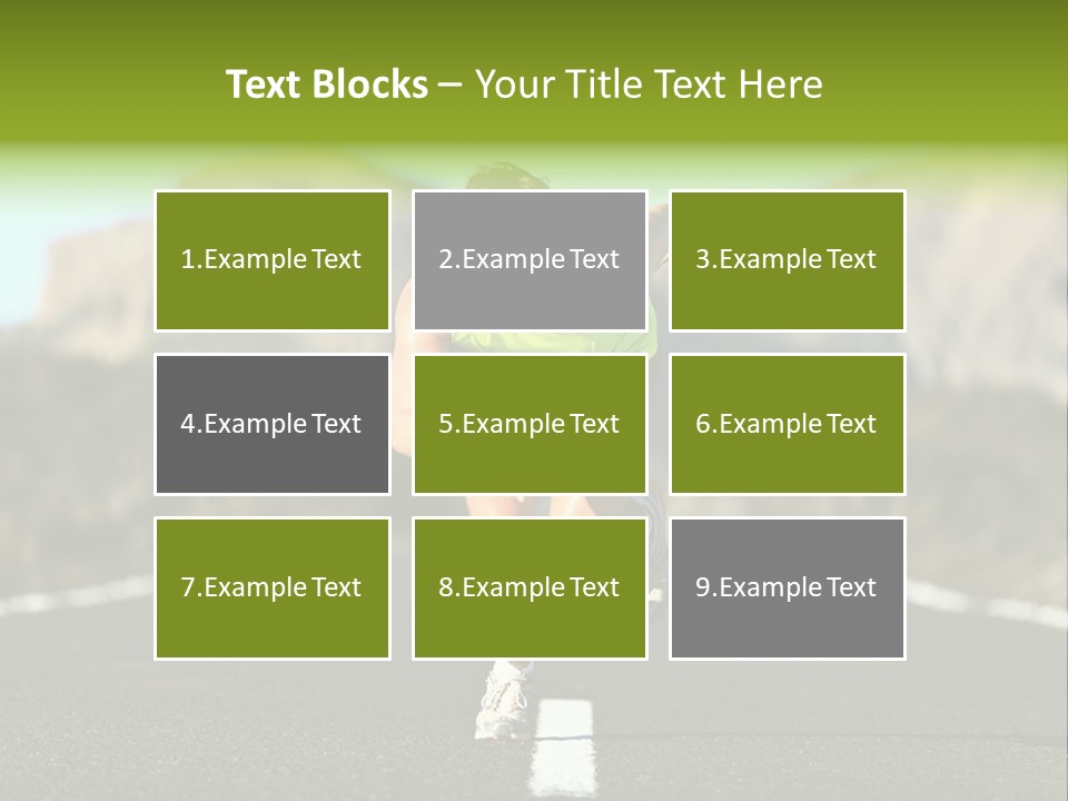 Runner Fit Healthy PowerPoint Template
