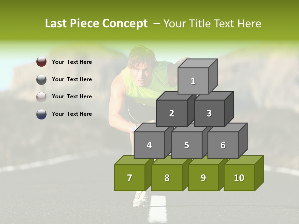 Runner Fit Healthy PowerPoint Template