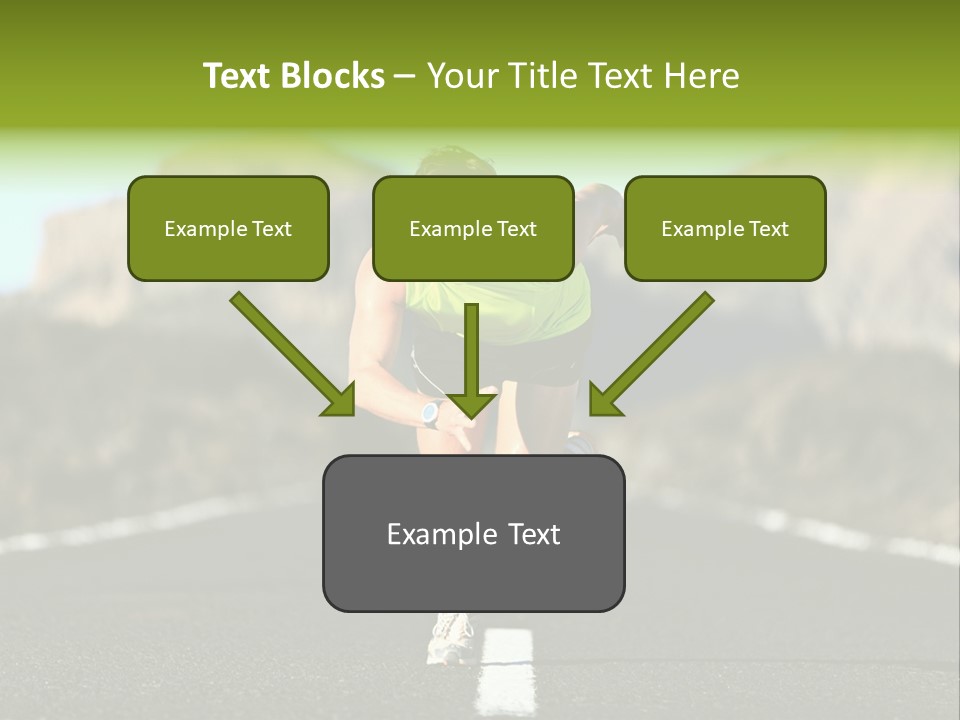 Runner Fit Healthy PowerPoint Template