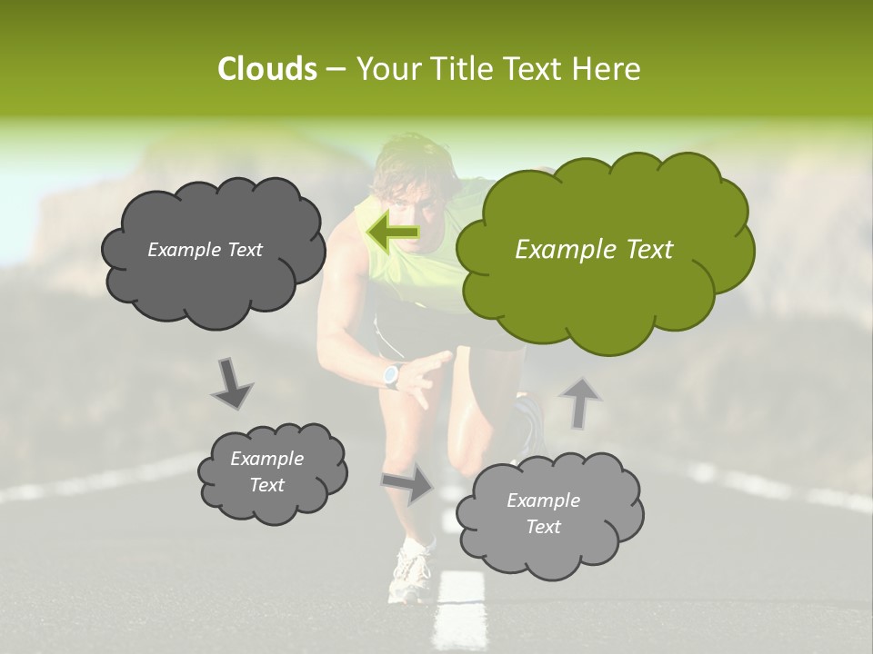 Runner Fit Healthy PowerPoint Template