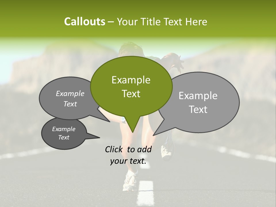 Runner Fit Healthy PowerPoint Template