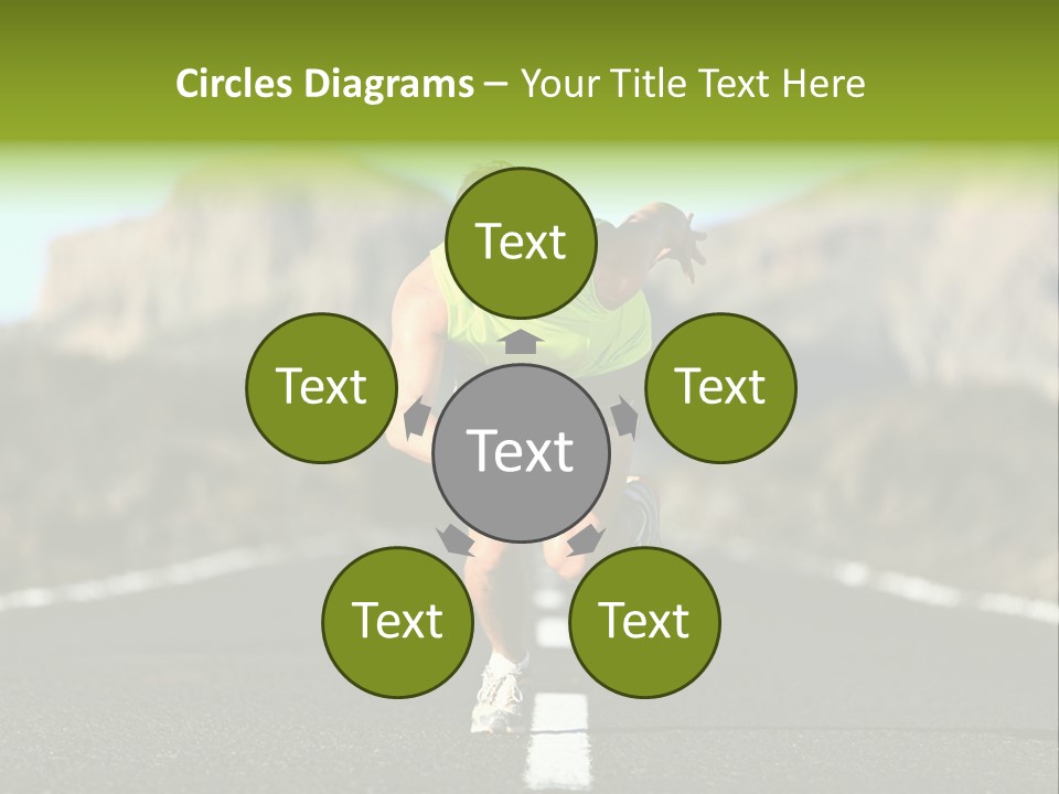 Runner Fit Healthy PowerPoint Template