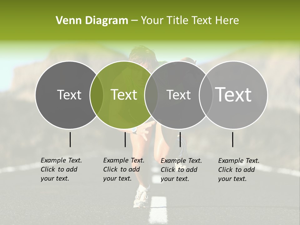 Runner Fit Healthy PowerPoint Template