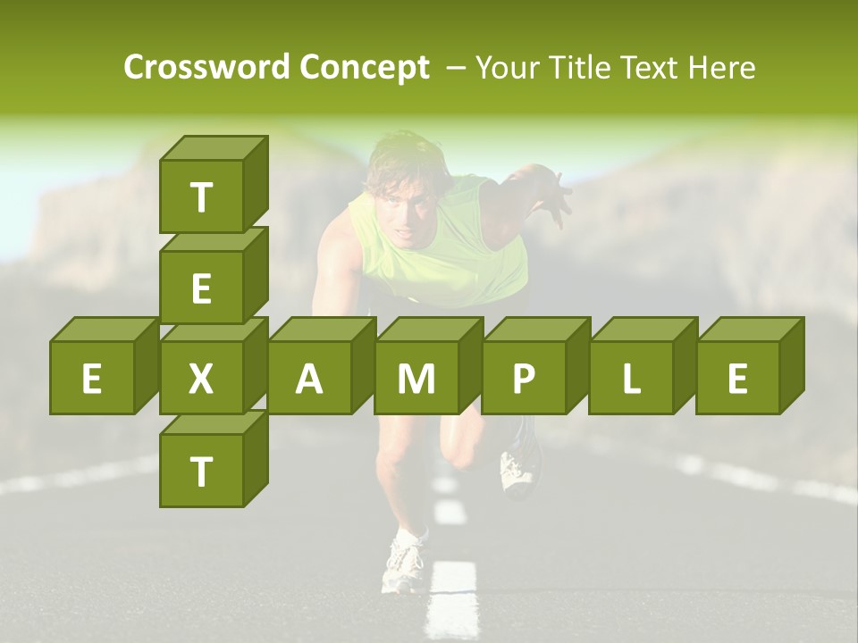 Runner Fit Healthy PowerPoint Template