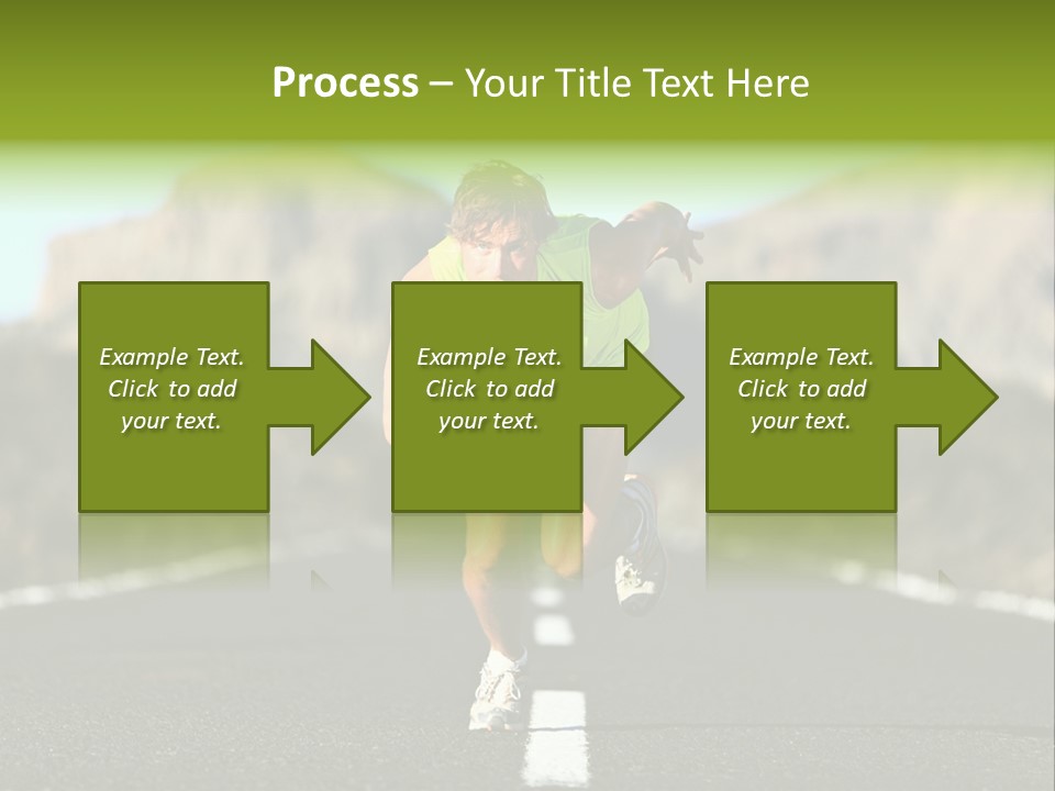 Runner Fit Healthy PowerPoint Template
