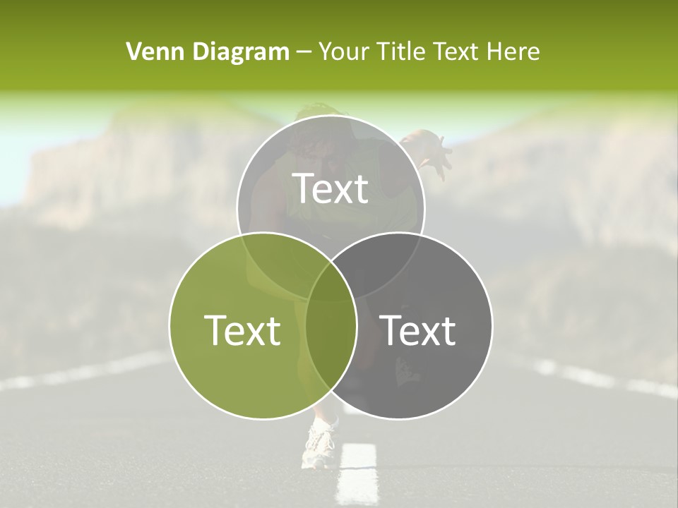 Runner Fit Healthy PowerPoint Template