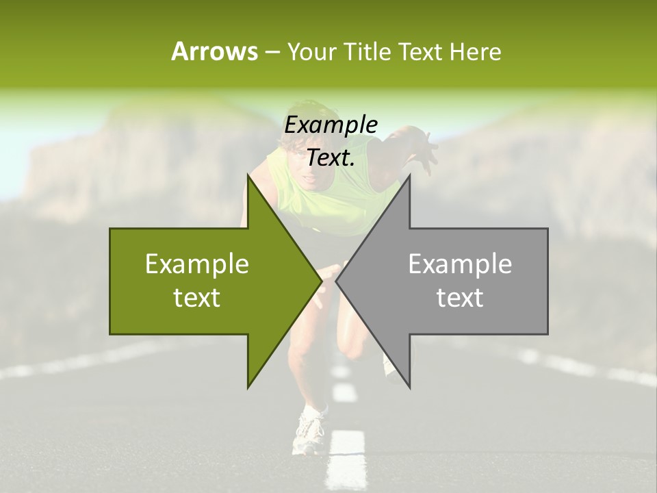 Runner Fit Healthy PowerPoint Template
