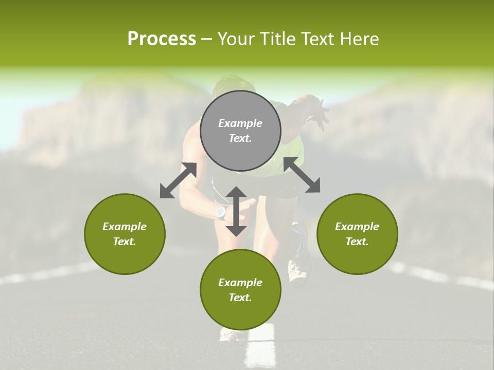 Runner Fit Healthy PowerPoint Template