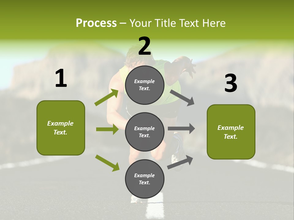 Runner Fit Healthy PowerPoint Template