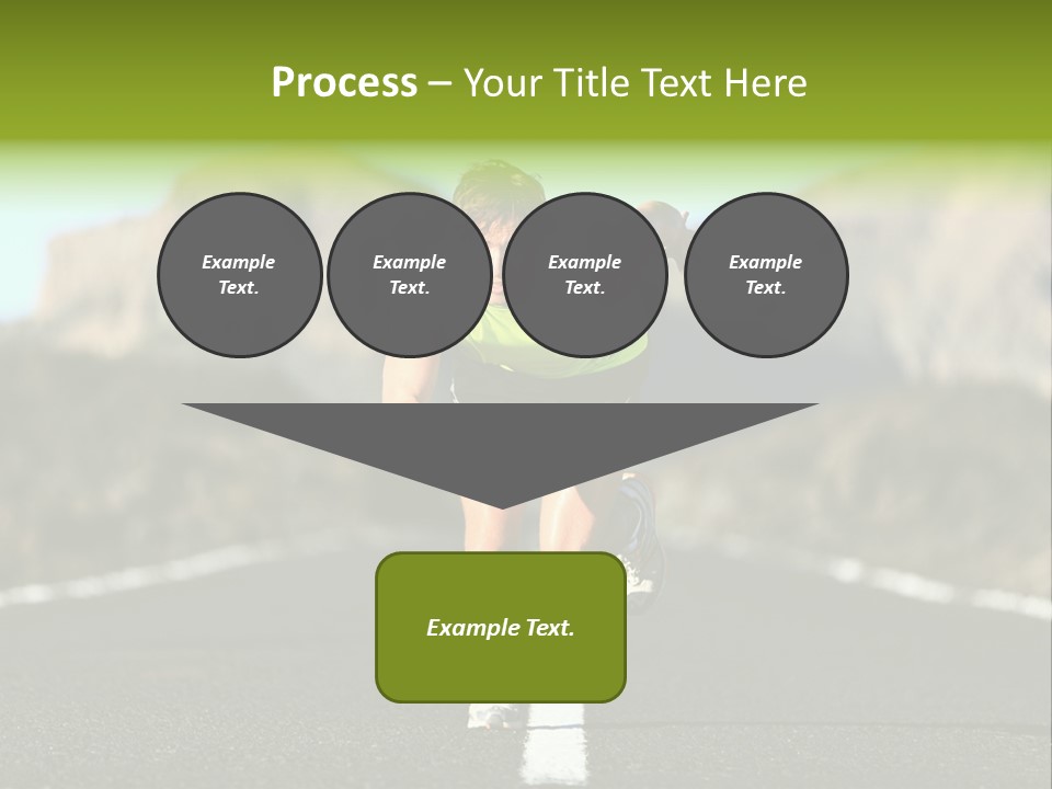 Runner Fit Healthy PowerPoint Template
