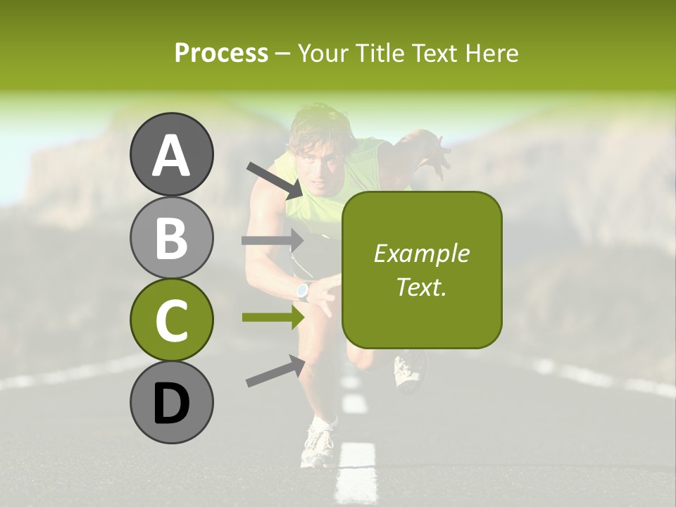 Runner Fit Healthy PowerPoint Template