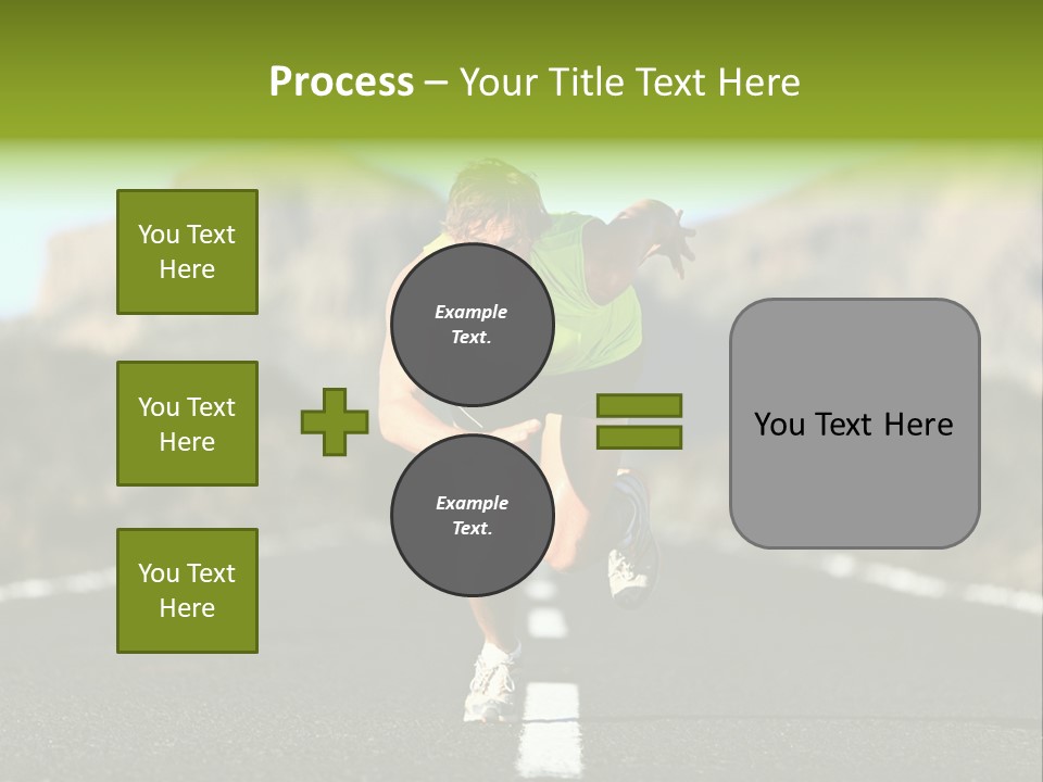 Runner Fit Healthy PowerPoint Template