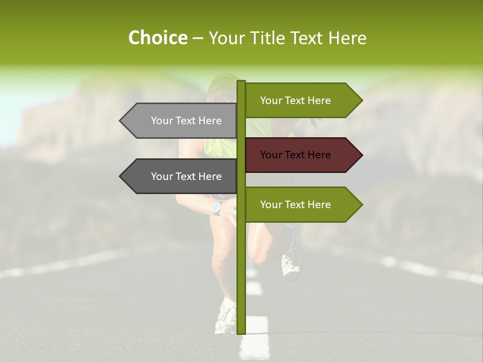 Runner Fit Healthy PowerPoint Template
