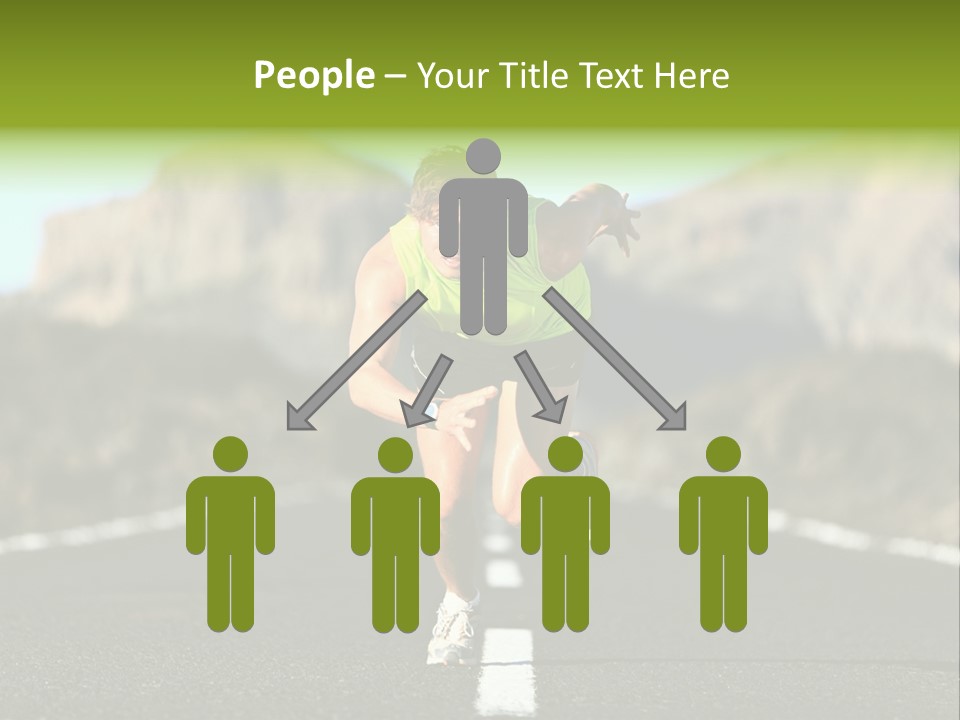 Runner Fit Healthy PowerPoint Template