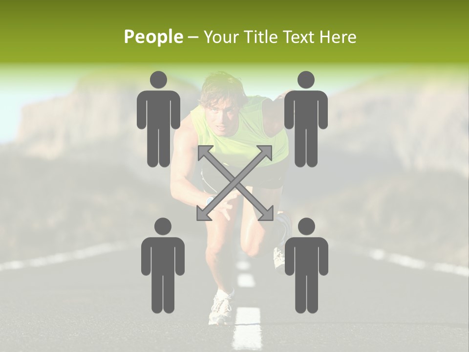 Runner Fit Healthy PowerPoint Template