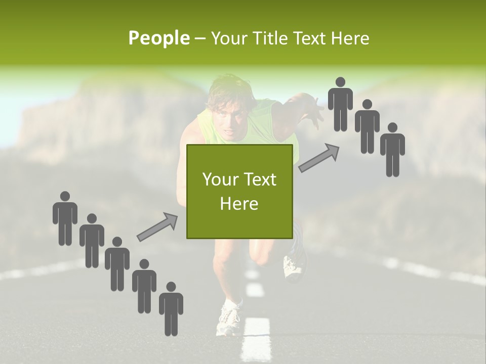 Runner Fit Healthy PowerPoint Template