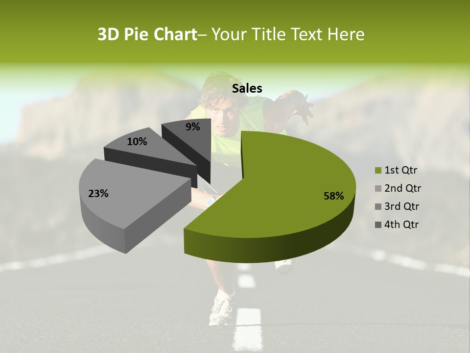 Runner Fit Healthy PowerPoint Template