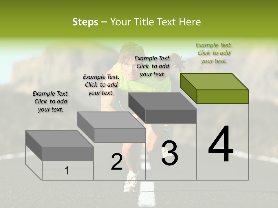 Runner Fit Healthy PowerPoint Template