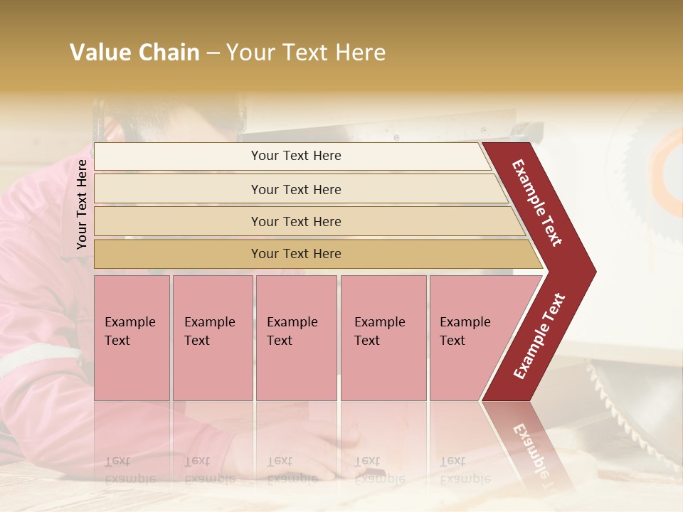 Board Cutting Furniture PowerPoint Template