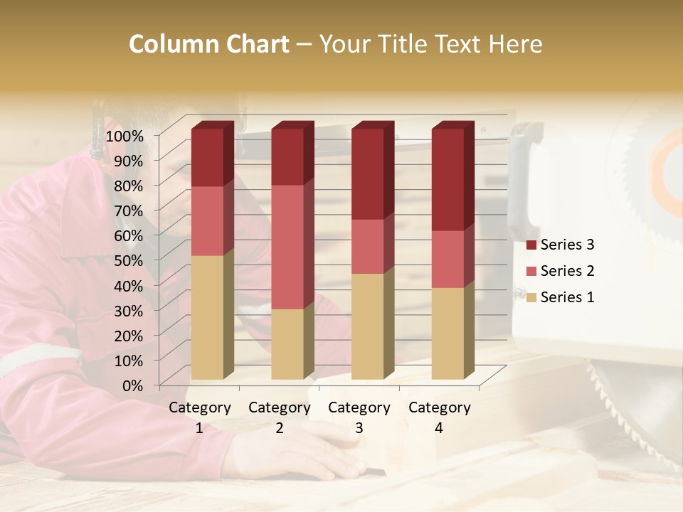 Board Cutting Furniture PowerPoint Template