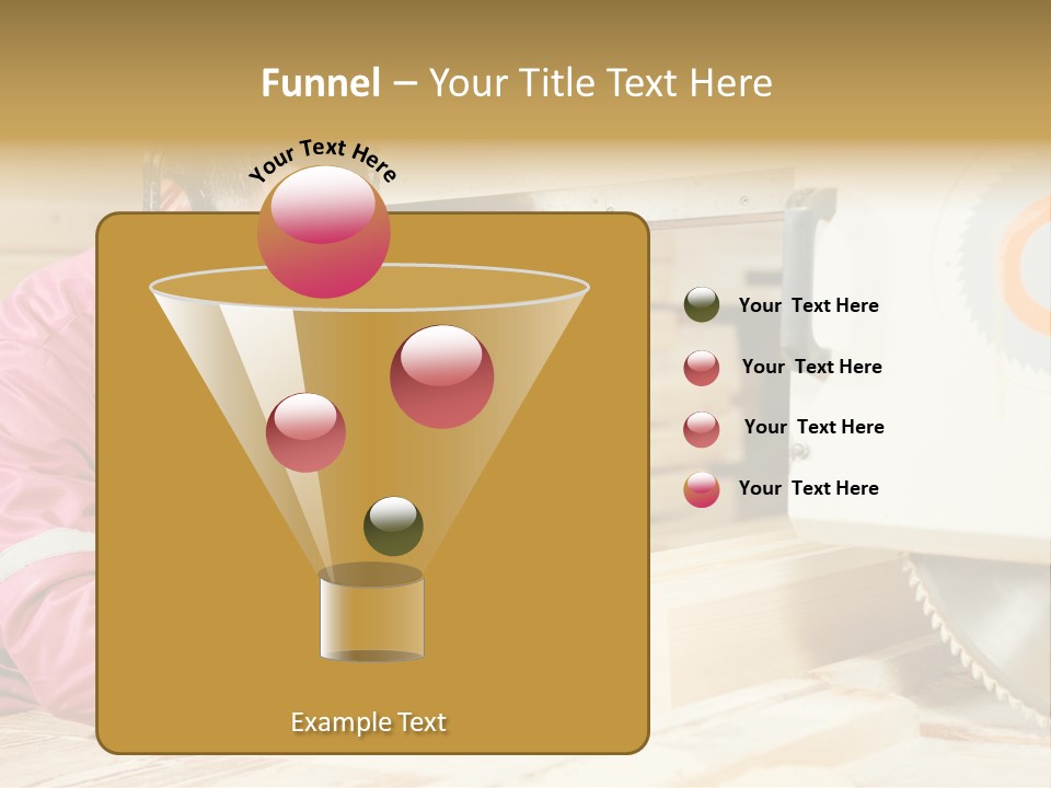Board Cutting Furniture PowerPoint Template