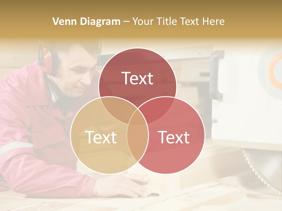 Board Cutting Furniture PowerPoint Template