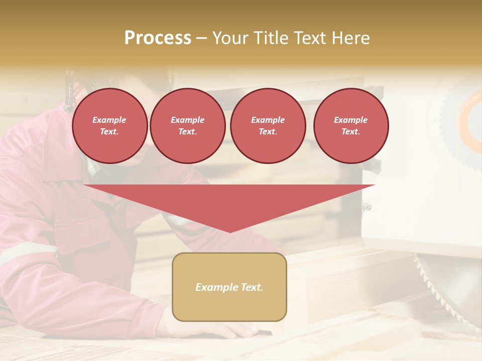 Board Cutting Furniture PowerPoint Template