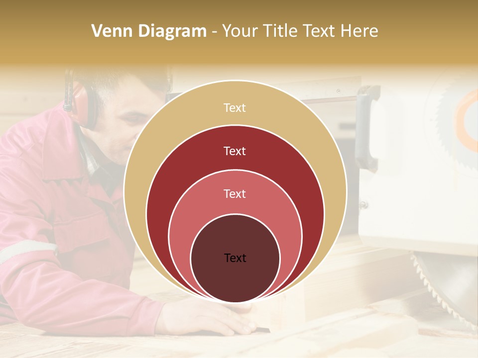 Board Cutting Furniture PowerPoint Template
