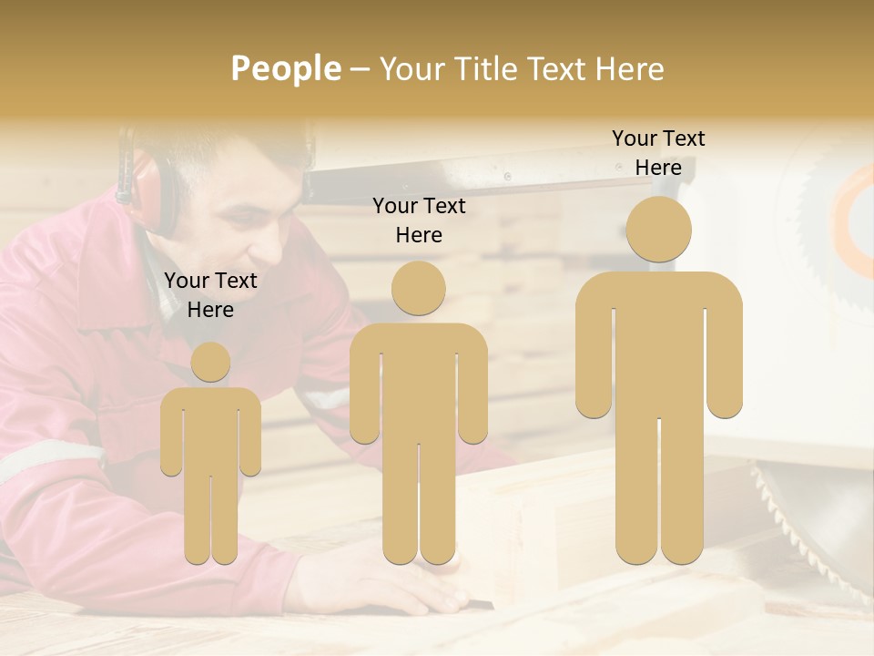 Board Cutting Furniture PowerPoint Template