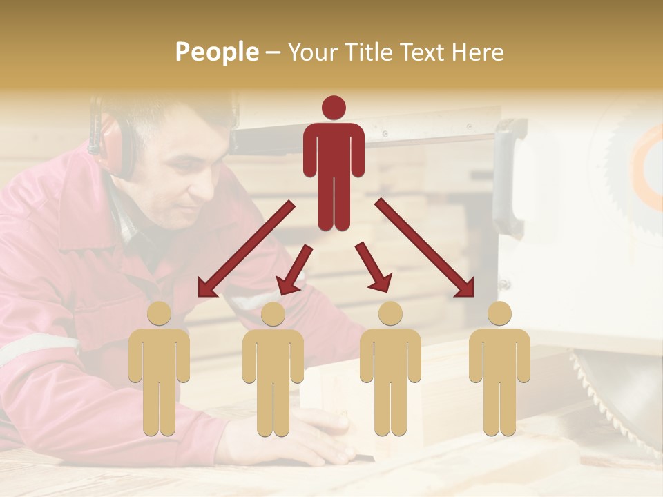 Board Cutting Furniture PowerPoint Template