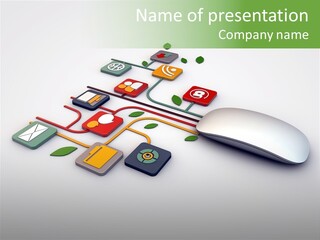 White Community Surf PowerPoint Template