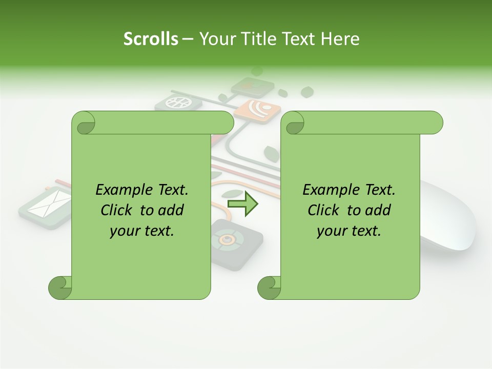 White Community Surf PowerPoint Template