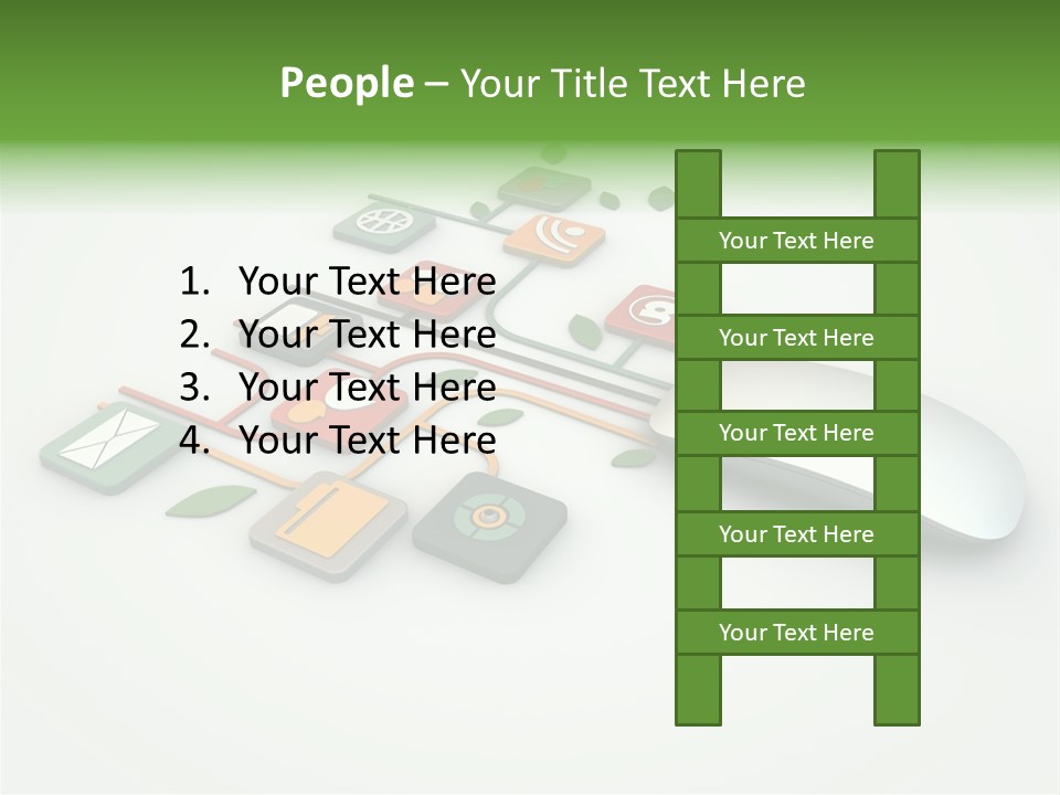 White Community Surf PowerPoint Template