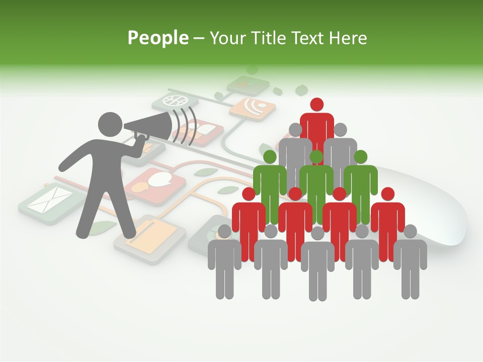 White Community Surf PowerPoint Template