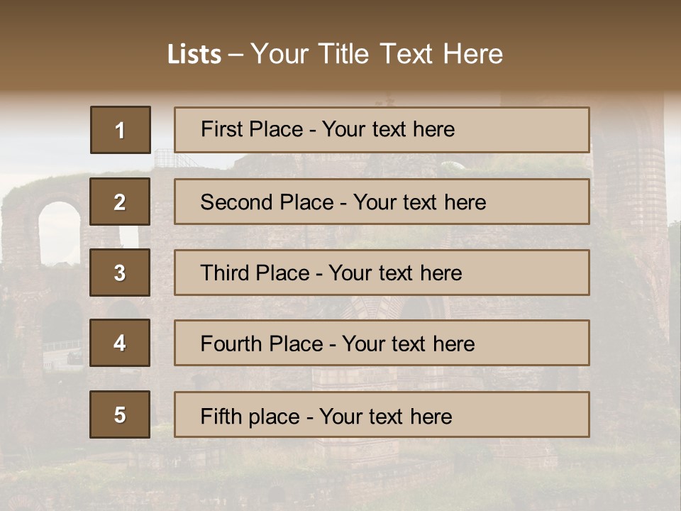 German Caldarium Ancient PowerPoint Template