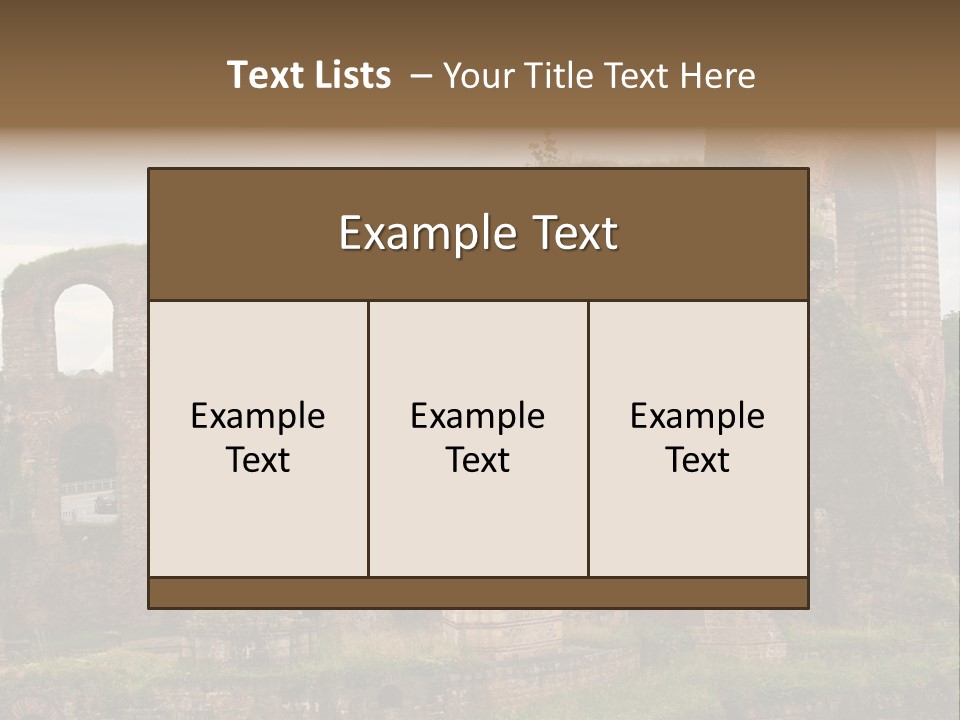 German Caldarium Ancient PowerPoint Template