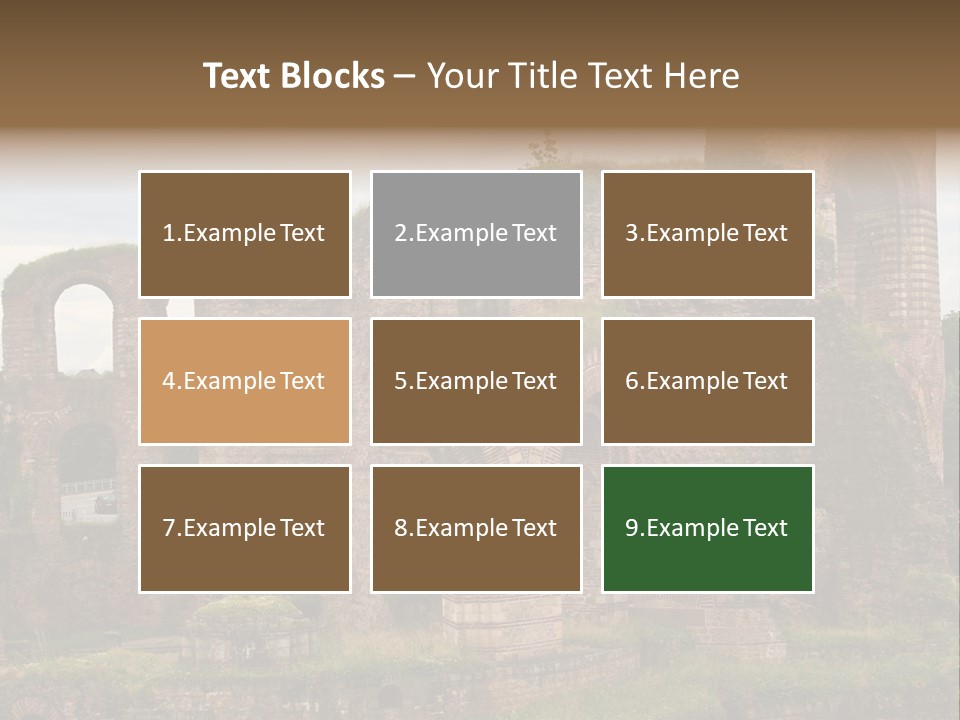 German Caldarium Ancient PowerPoint Template