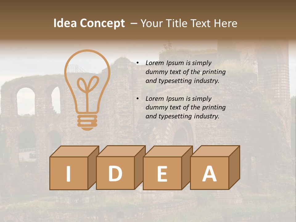 German Caldarium Ancient PowerPoint Template