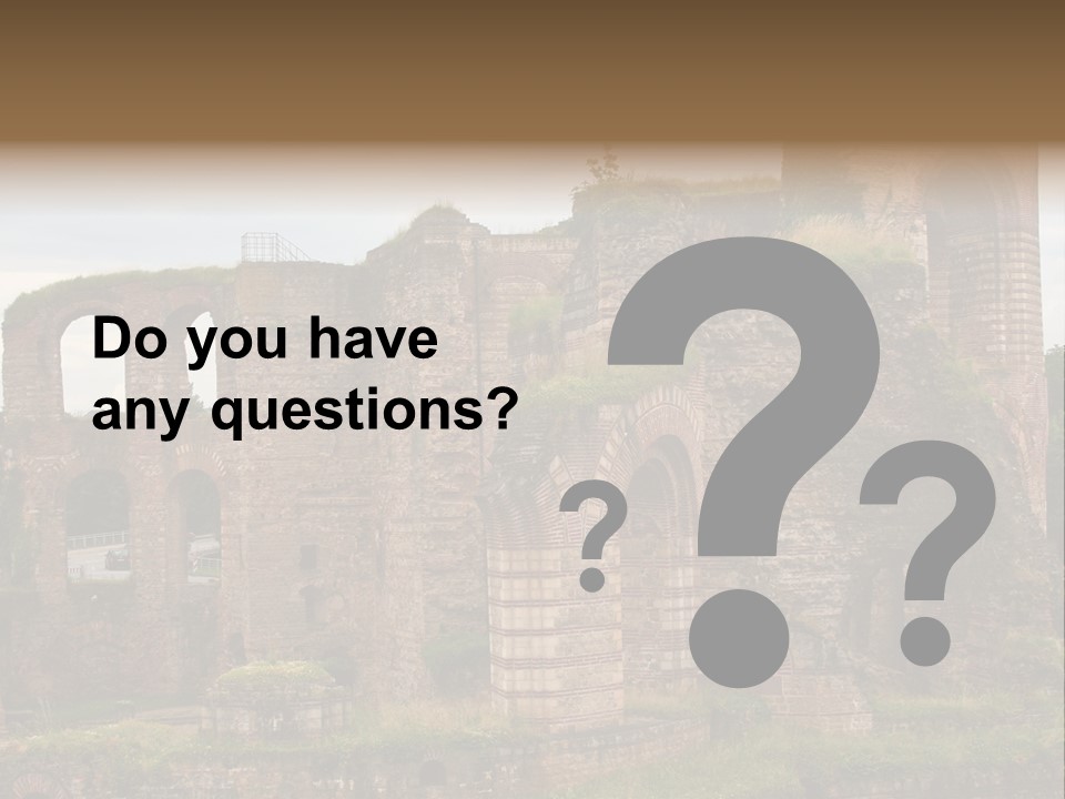 German Caldarium Ancient PowerPoint Template