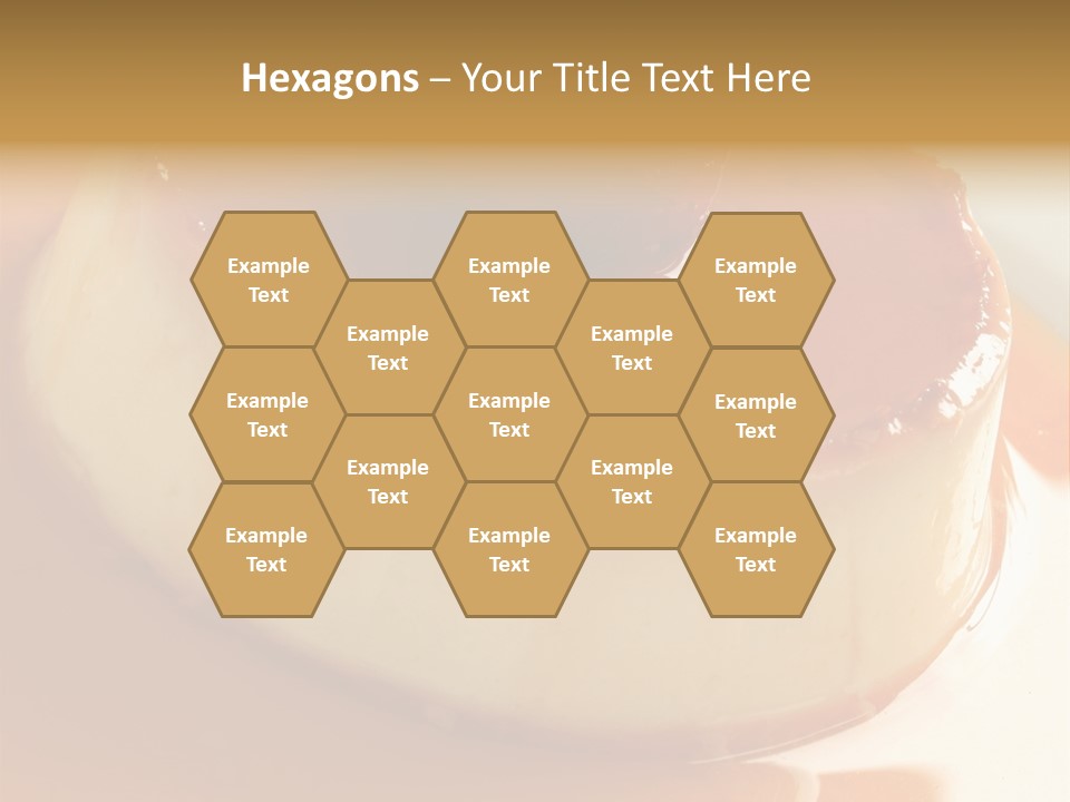 Delicious Caramel Cream PowerPoint Template