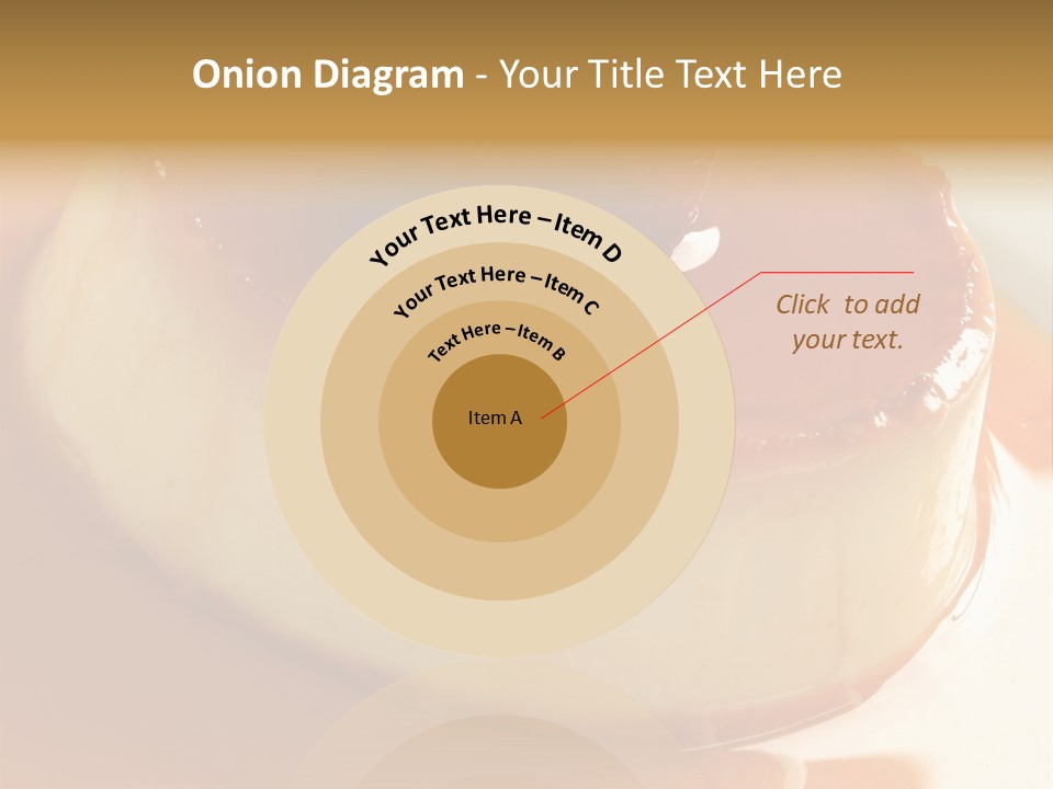 Delicious Caramel Cream PowerPoint Template