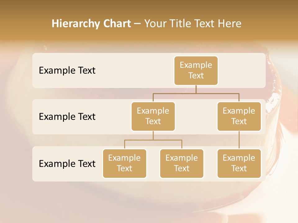 Delicious Caramel Cream PowerPoint Template