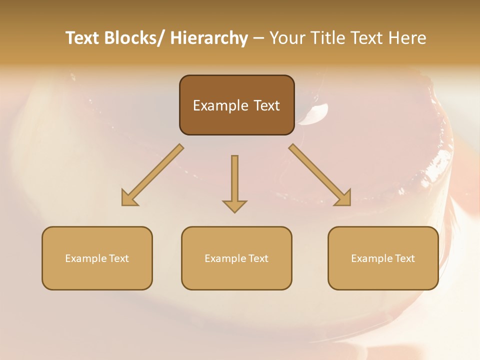 Delicious Caramel Cream PowerPoint Template