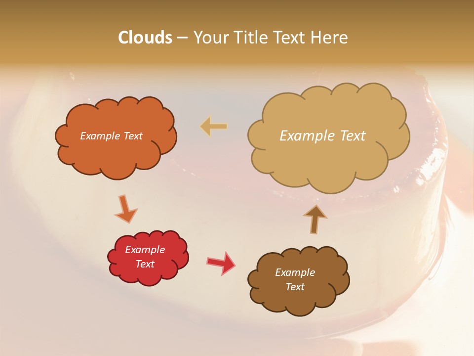 Delicious Caramel Cream PowerPoint Template
