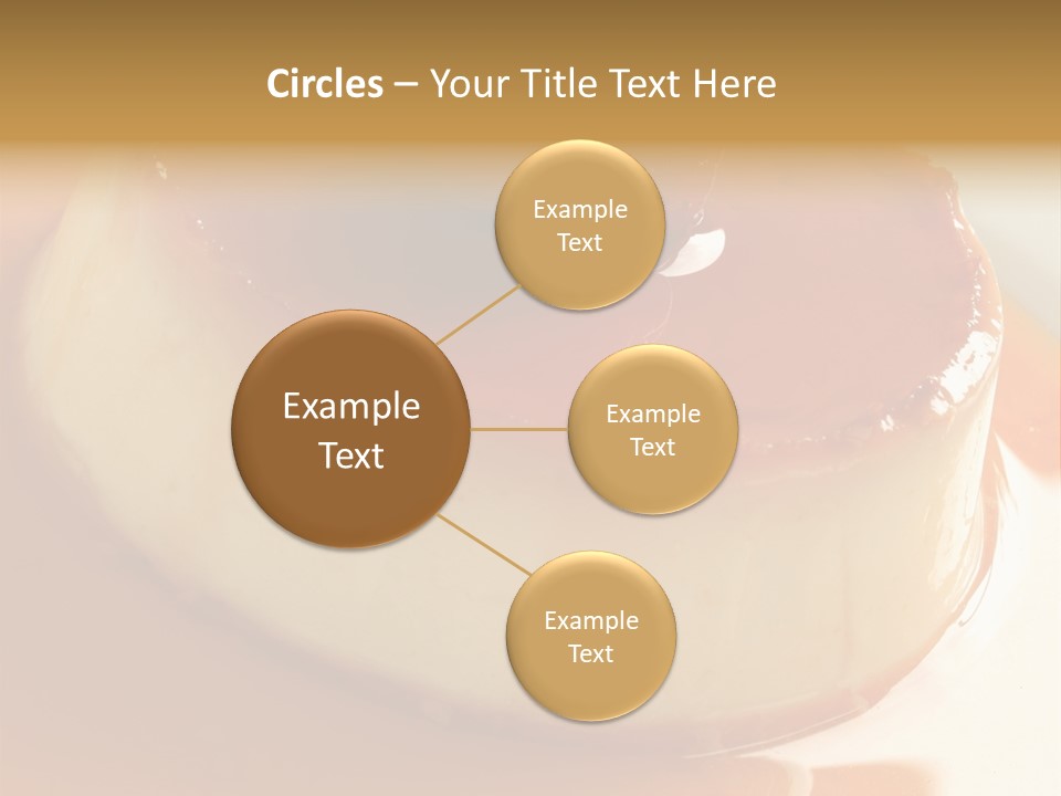 Delicious Caramel Cream PowerPoint Template