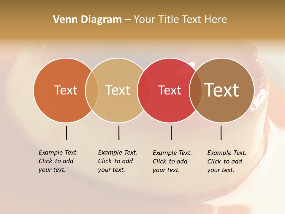 Delicious Caramel Cream PowerPoint Template